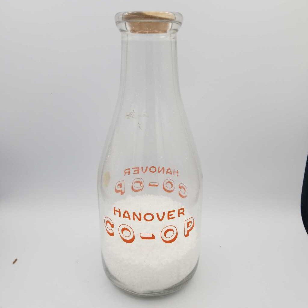 Hanover Co-Op Quart Milk Bottle