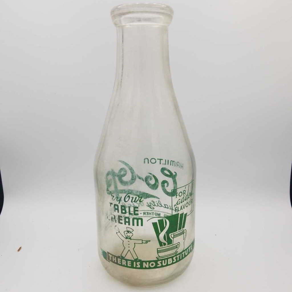 Hamilton Co-Op Milk Bottle