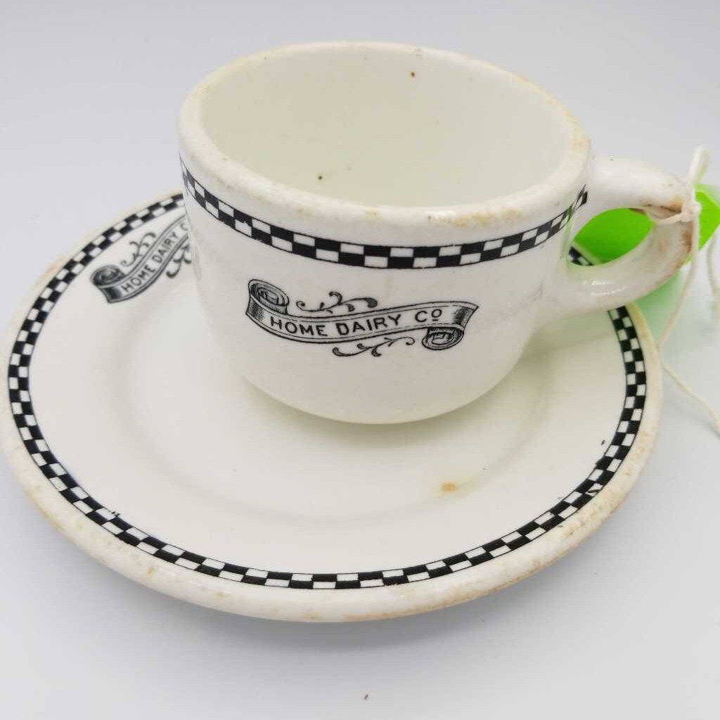 Home Dairy Co. Cup and Saucer (JEF)