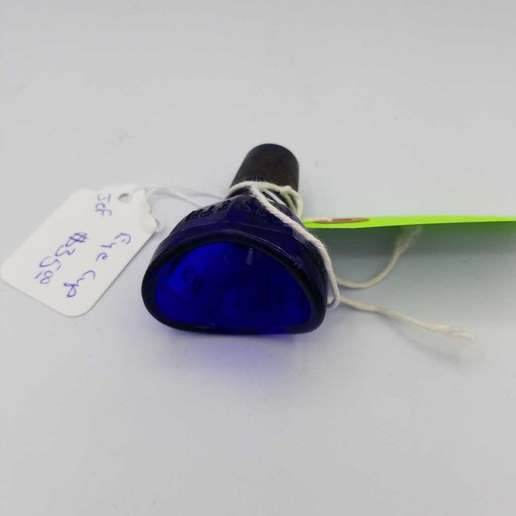 Cobalt Blue Eye cup bottle stopper (JEF)