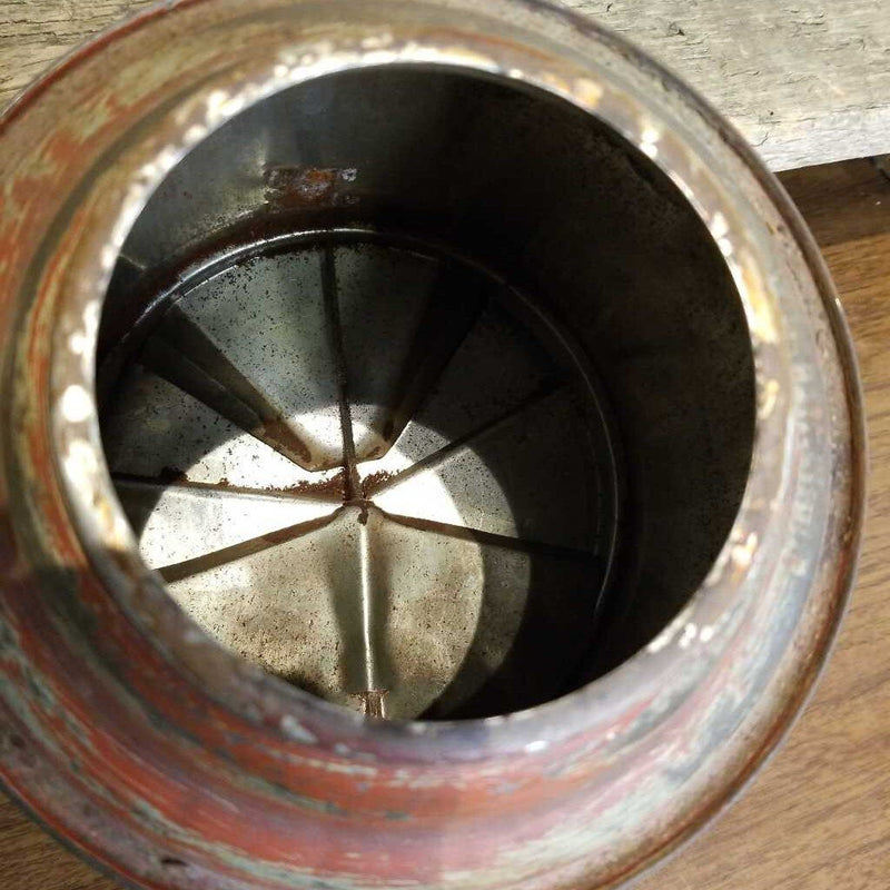 Antique Coffee tin with measure. "Rare" (GEC)