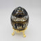 Bohemian Smokey Glass Egg (NUR 5236)