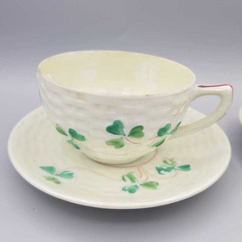 Shamrock Cup and Saucers (Made In Japan) (Priced Ea)(Yvo)