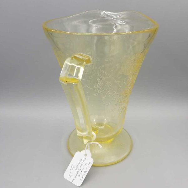 Vintage Depression glass pitcher (GEC D1697)