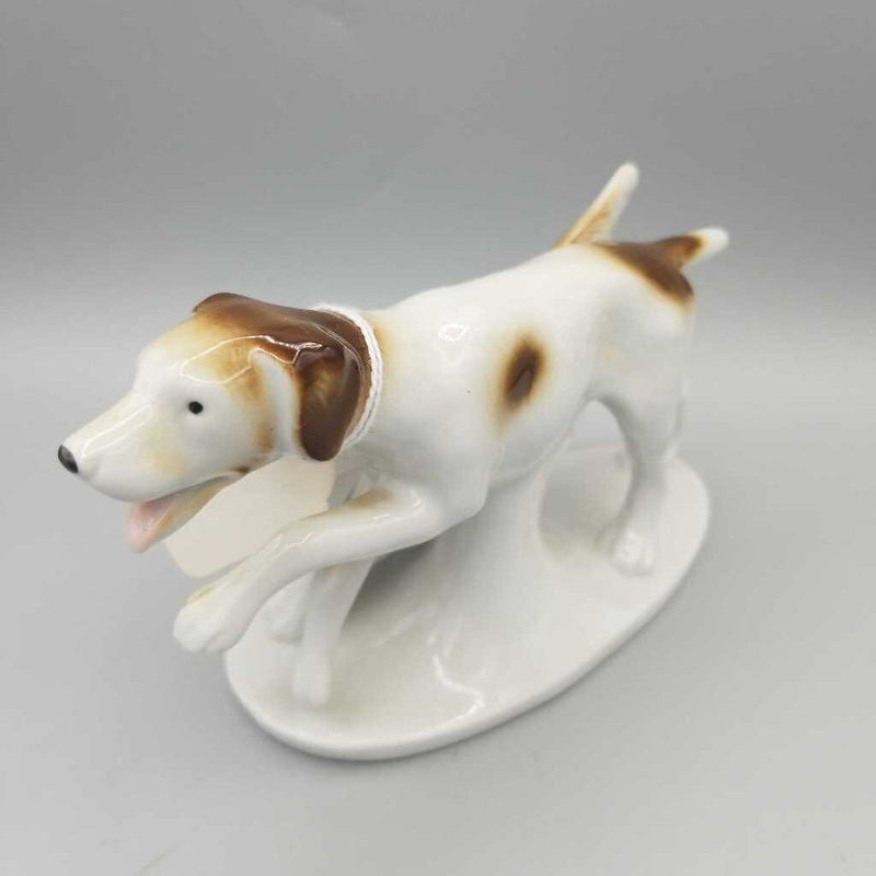 German Porcelain Dog Figure (RHA)