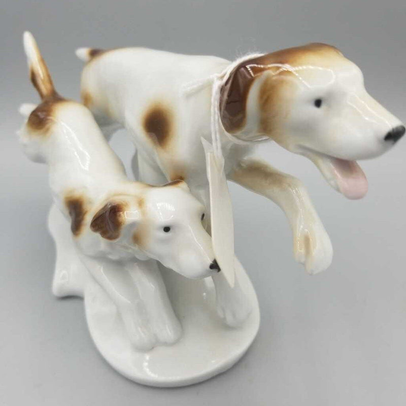 German Porcelain Dog Figure (RHA)