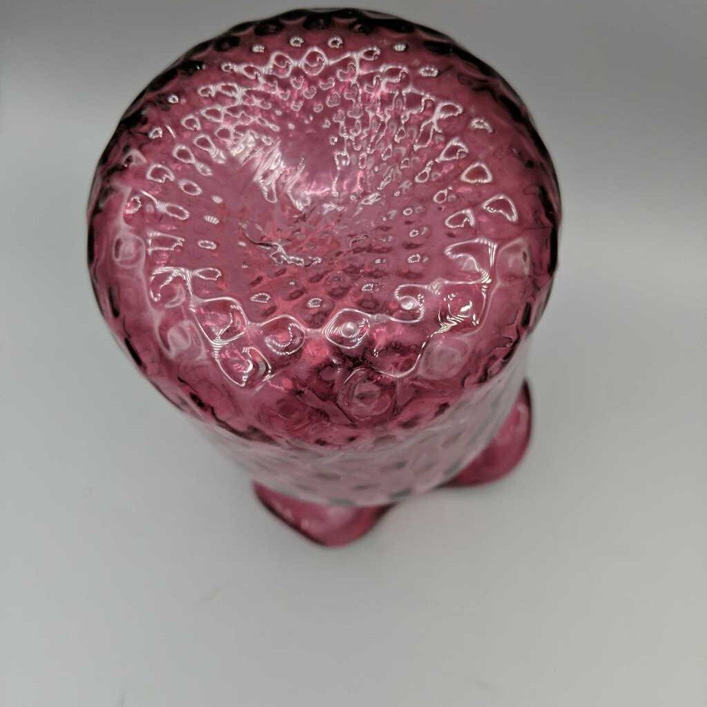 Cranberry Vase (LIND) E404