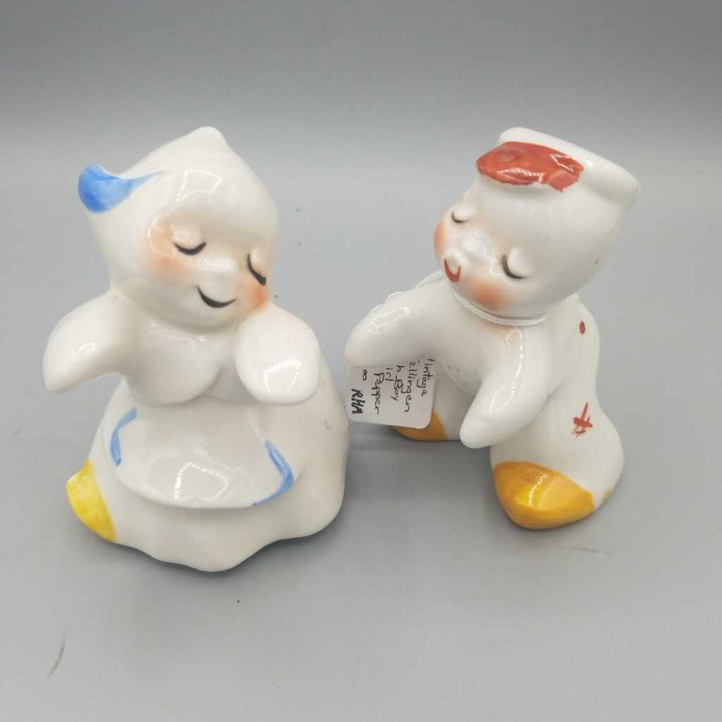 Vintage Dutch Boy and Girl Salt & Pepper (RHA)