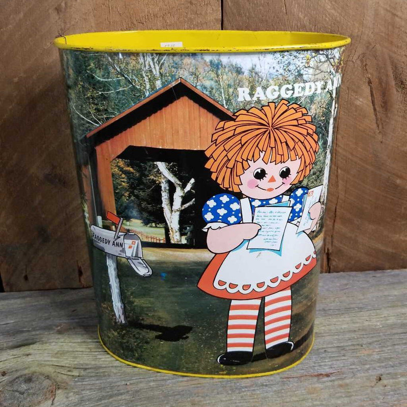 Raggedy Ann Trash Can 1973 (DR)