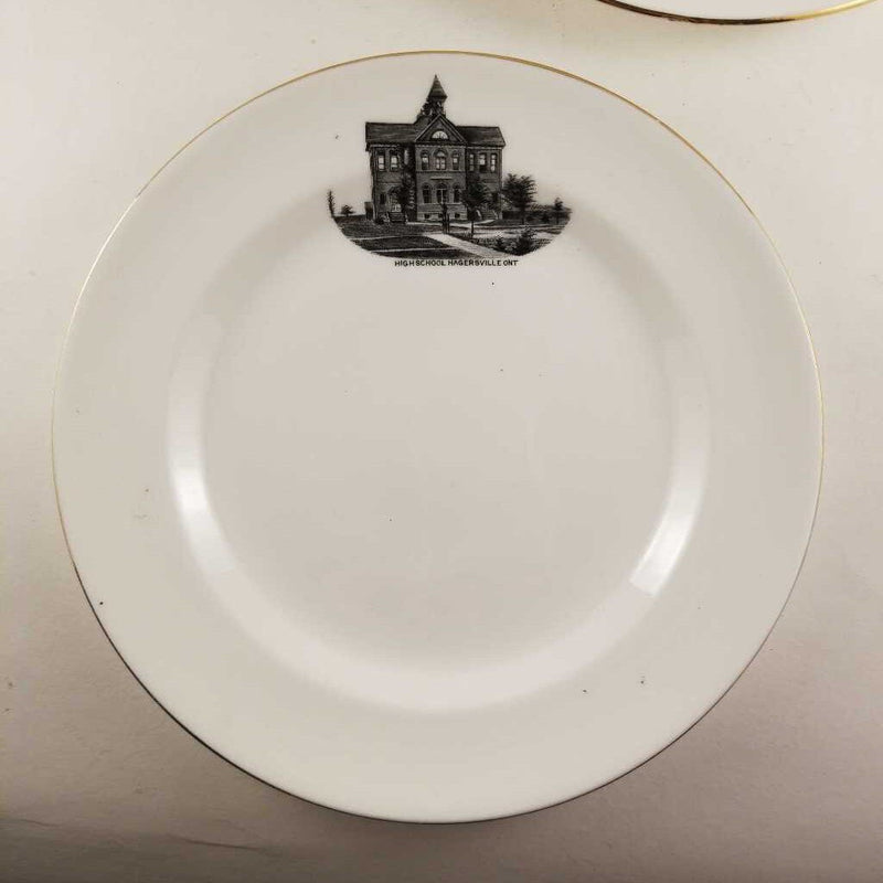 Ontario Souvenir Plate Hagersville (JAS)