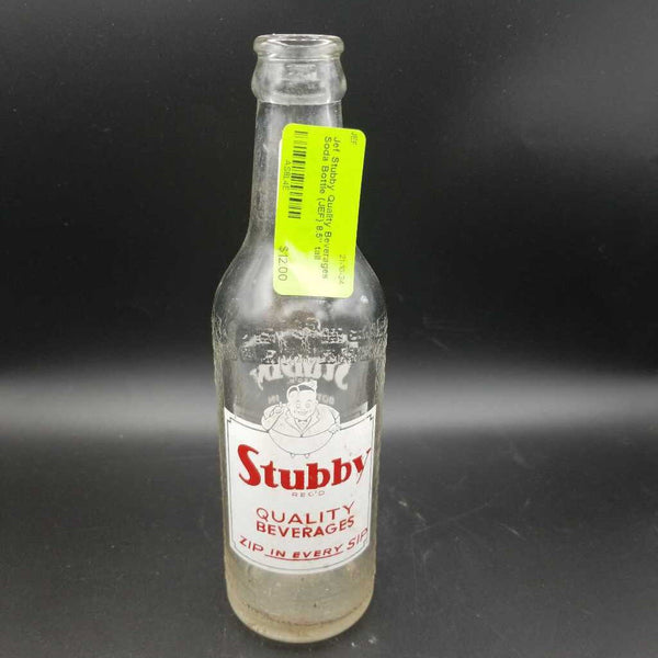 Stubby Quality Beverages Soda Bottle (JEF)