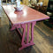 Red Shabby Painted Table (TT) # 79