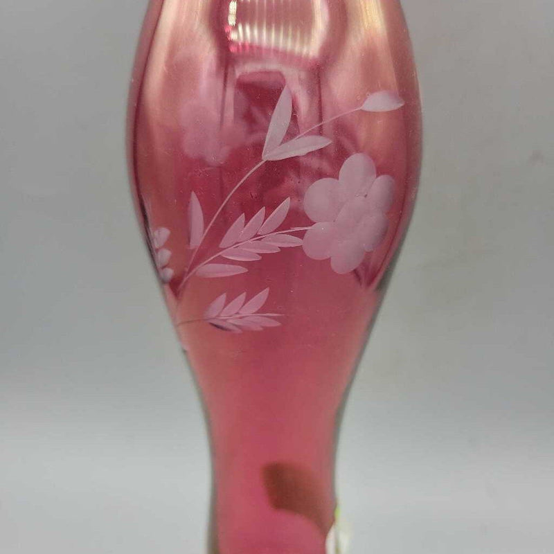 Cranberry Vase (YVO) (111)