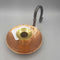 Copper /Brass Wrought Iron Candle Holder (DS) 1659