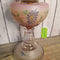 Antique Painted Glass Oil Lamp (SC) 1023