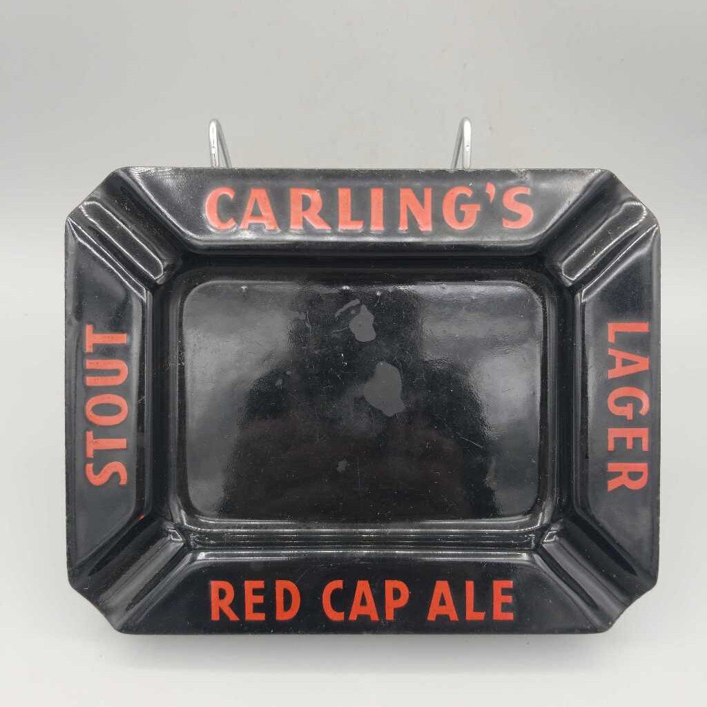 Carlings Beer Advertising Enamel Ashtray (Jef)