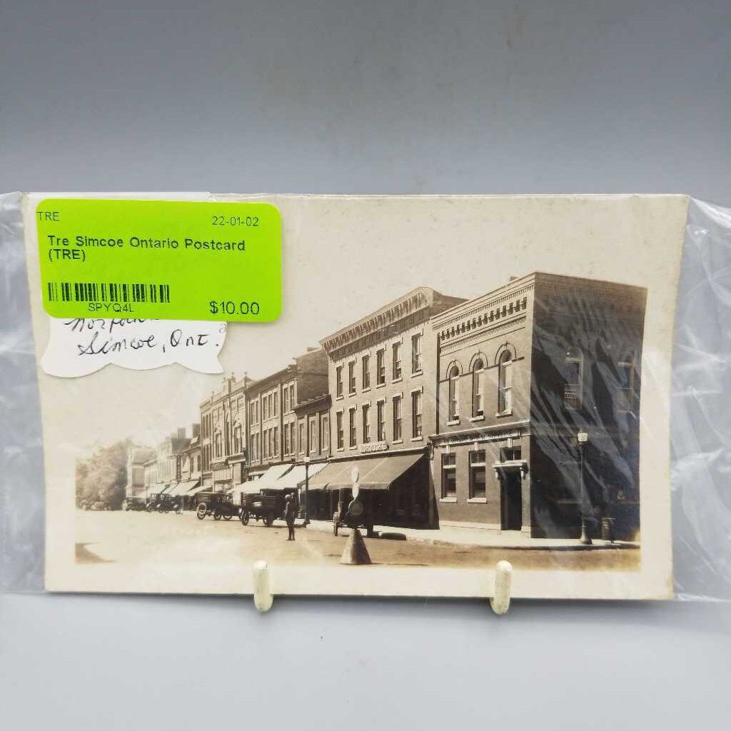 Simcoe Ontario Real Photo Postcard (TRE)