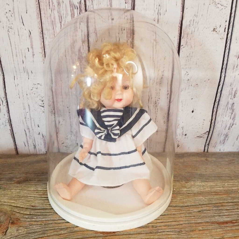 Shirley Temple Doll (Made In England) w/Dome Cover (M451) (Lind)