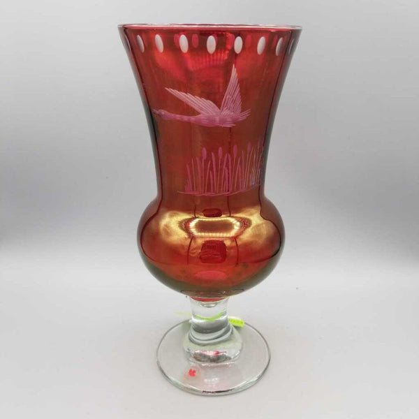 Red Vase Canadian Made (DS) 1259