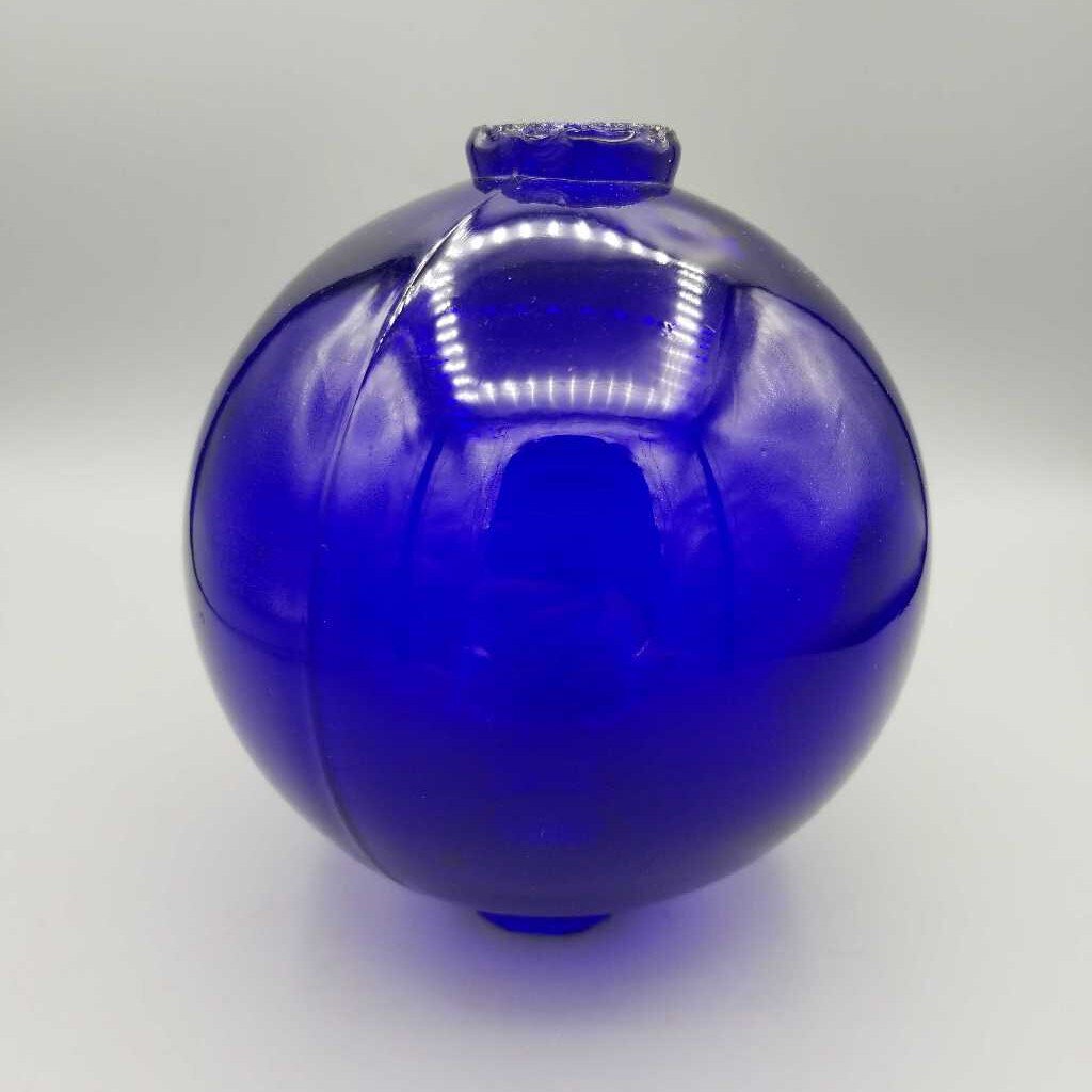 Cobalt Blue Lightning Rod Globe (Jef)