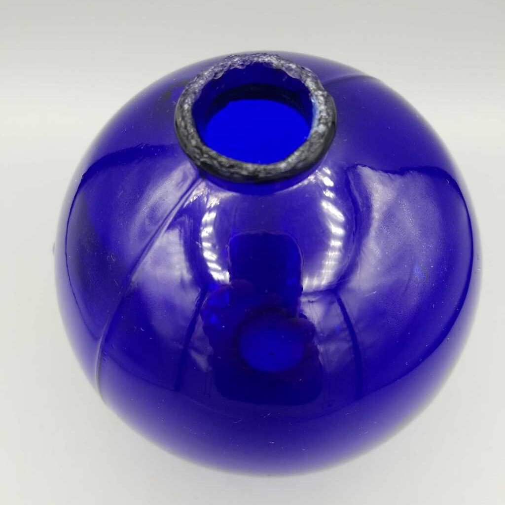 Cobalt Blue Lightning Rod Globe (Jef)