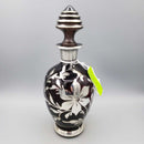 MCM Amethyst Silver Overlay Decanter (DS)