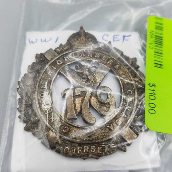 C.E.F. 179 regiment WW 1 Badge (JL)