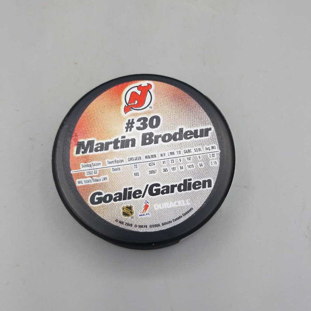 Martin Brodeur Puck