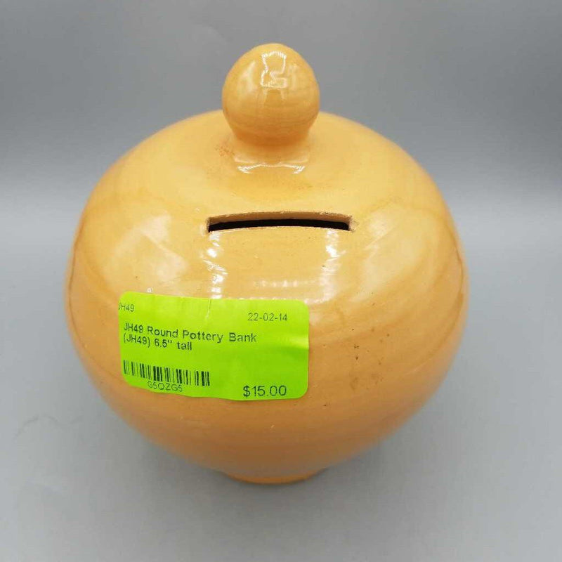 Round Pottery Bank (JH49)