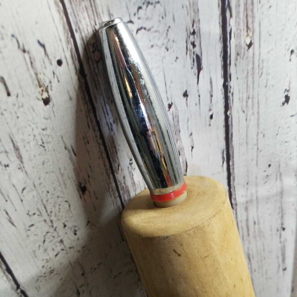 Rolling Pin Wooden Chrome Handles (RHA)