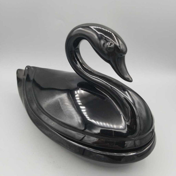 Fritz and Floyd Black Swan Candy Dish (NUR) #3336 Fritz and Floyd Black Swan Candy Dish (NUR) #3336