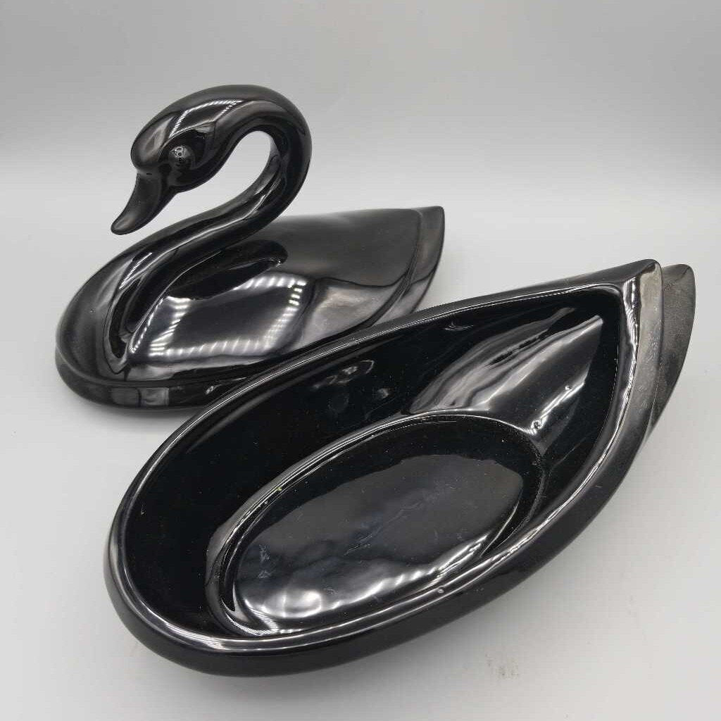 Fritz and Floyd Black Swan Candy Dish (NUR) #3336