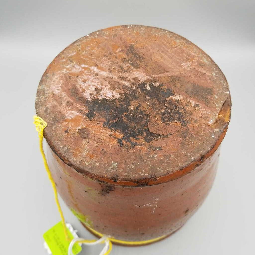 19th Century Redware Crock (M2) #913