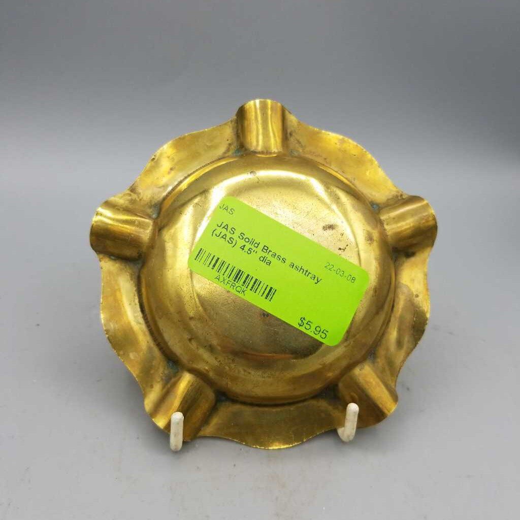 Solid Brass ashtray (JAS)