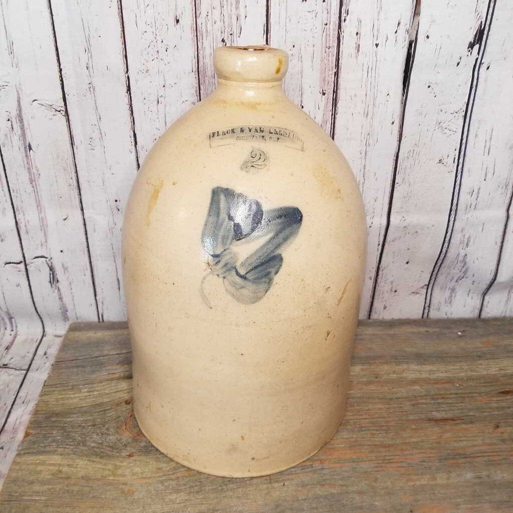 Flack and Van Arsdale 2 Gal Jug (Jef)