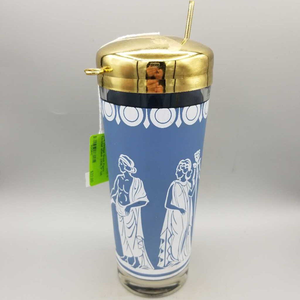 Vintage Greek Figure Cocktail shaker (DEB)