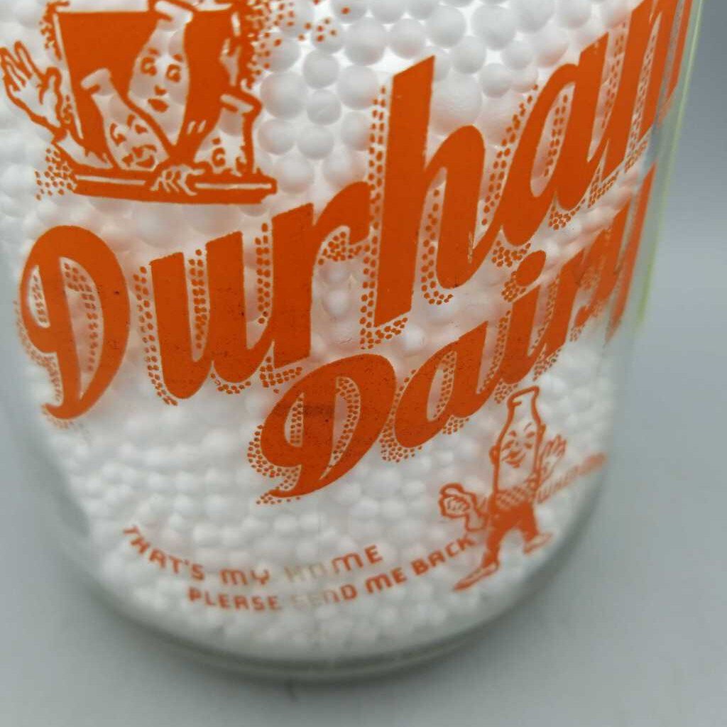 Durham Dairy Quart Milk bottle (Jef)