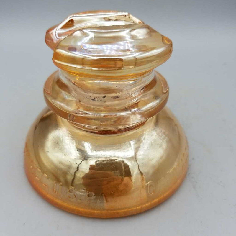 Carnival Glass Corning Insulator (Jef)