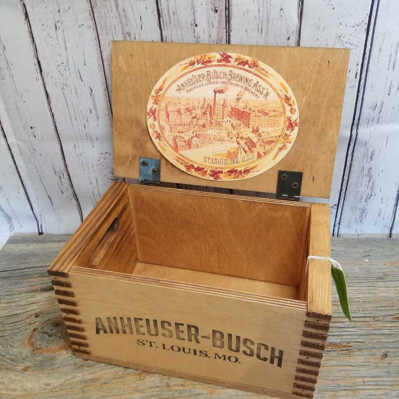 Vintage Mini Beer Crate Anheuser Busch (RHA)