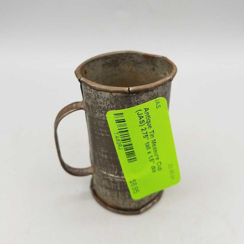 Antique Tin Measure Cup (JAS)