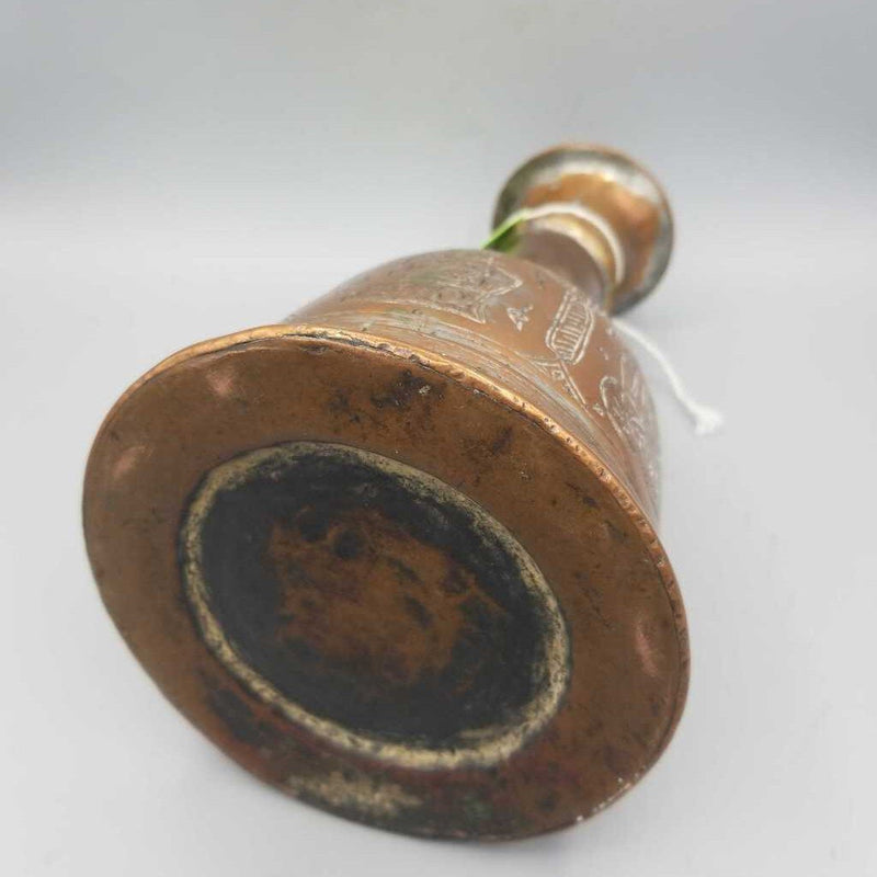 Antique Copper Candle holder (JAS)