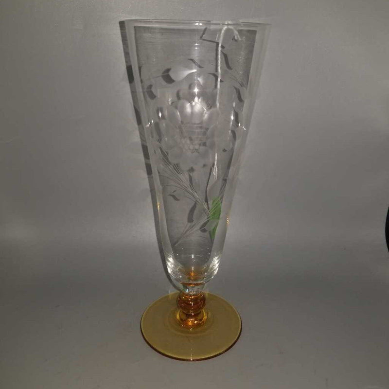 Cornflower Glass With Amber Base (DEB)
