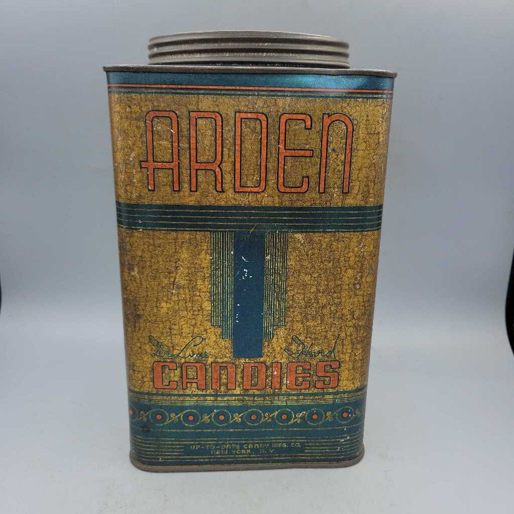 1920s Art Deco Arden Candies Tin (COL) 0194