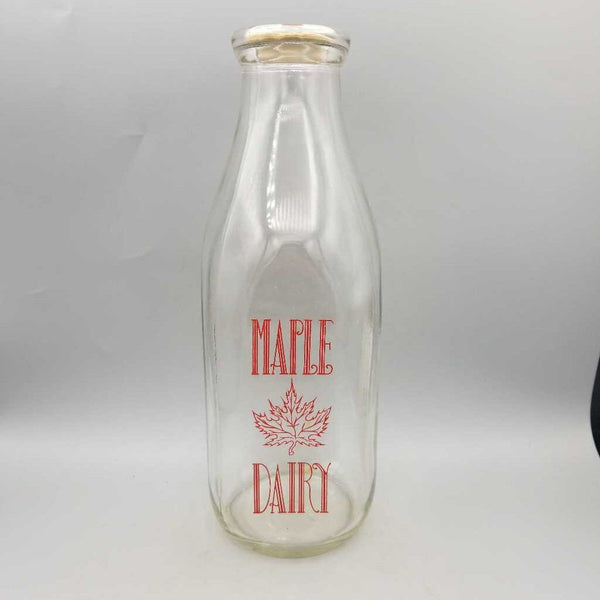 Maple Dairy Qt Milk Bottle (JAS)
