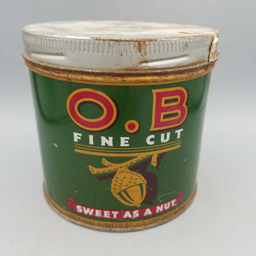 O.B Fine Cut Tobacco tin (Jef)