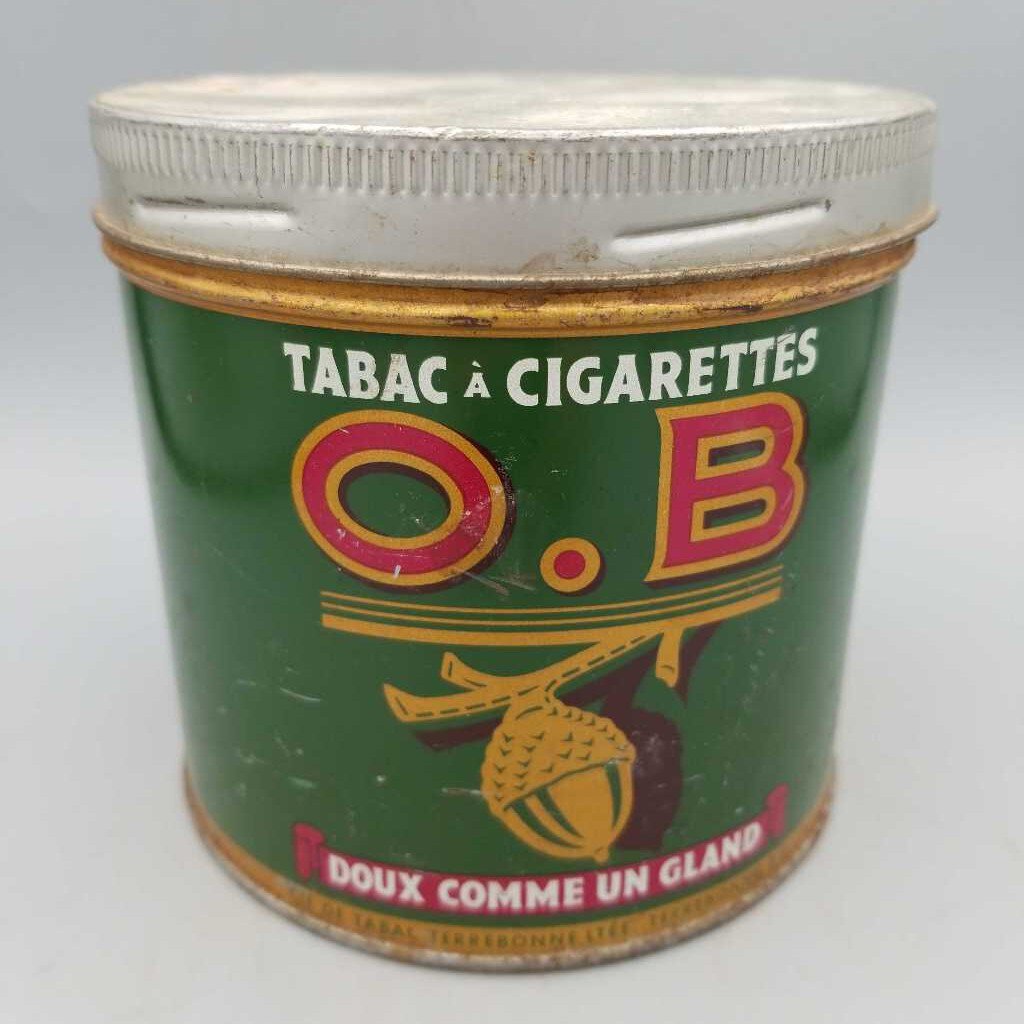 O.B Fine Cut Tobacco tin (Jef)