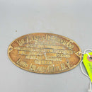 The Lane & DeGroot Co Brass plate (JAS)