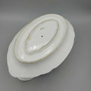 Heavy one-piece porcelain Gravy Boat and Plate (TT) 163