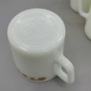 4 Pyrex Coffee Mug "Butterfly" (LOR) 163