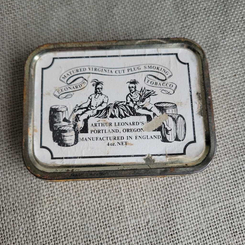 Arthur Leonard's Cut Plug Smoking Tobacco Tin (COL #0615)